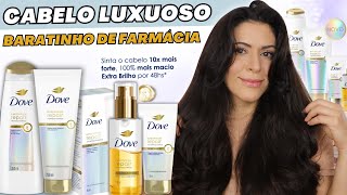 LANÇAMENTO DOVE BOND INTENSE REPAIR: A melhor linha de farmácia? - RESENHA COMPLETA | Larisse Gama