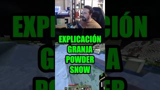 Explicación granja Powder Snow! #minecraft #minecrafttutorial #minecraftbuilding #minecraftmemes
