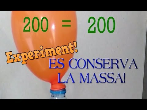 Vídeo: La llei de conservació de la matèria i la massa és la mateixa?