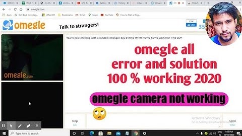omegle all error solution | error with camera could not start video source, omegle camera issue 😍👍