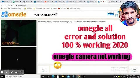 omegle all error solution | error with camera could not start video source, omegle camera issue 😍👍