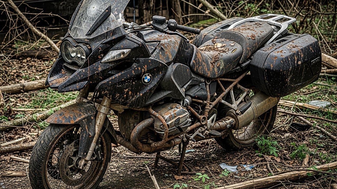 I Bought This Scrap BMW R1200 for $1500 | Full Restoration Transformation