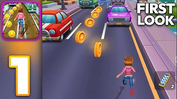Subway Princess Runner - Walkthrough Gameplay Part 1 (iOS, Android)