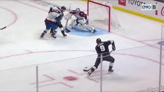 Adrian Kempe scores his first of the season on a powerplay.