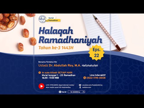 Halaqah Ramadhaniyah 1443 H | Pertemuan 10