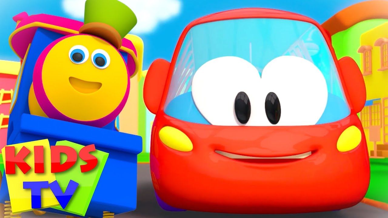 Bob kereta  Roda Dalam Bas  Filem kartun  Kids Tv Malaysia  Prasekolah   Lagu kanak kanak