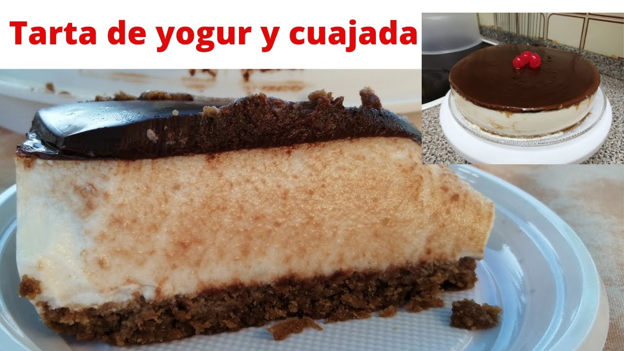 Tarta de yogur y cuajada / sin horno 😋👍