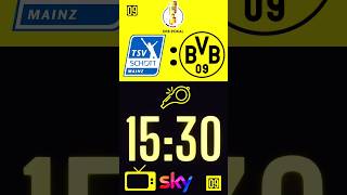 Dfb Pokal Schott Mainz Gegen Borussia Dortmund In Mainz