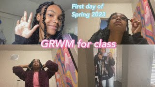 Get ready with me for class {Spring semester 2023} #kennesawstateuniversity