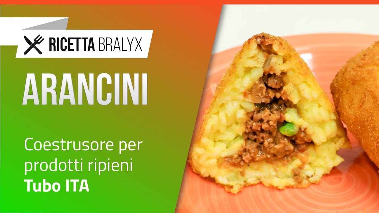 ARANCINI | Coestrusore per prodotti ripieni Tubo ITA | BRALYX