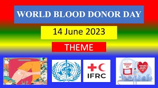 WORLD BLOOD DONOR DAY - 14 June 2023 - THEME screenshot 3