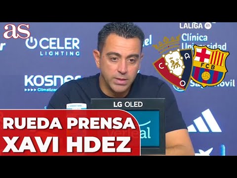 Rueda prensa XAVI: CANCELO, JOAO FÉLIX | OSASUNA VS. BARCELONA | AS