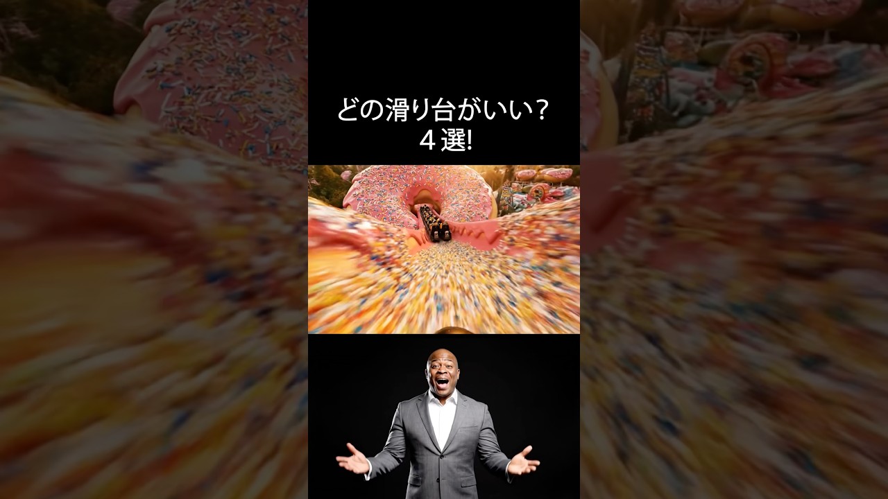 どれ滑りたい?絶叫AIすべり台!4選!