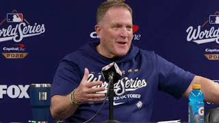 Brewers Pat Murphy Not Ready to Celebrate World Series Despite Up 3-0 on Rays + Fans Made Statement