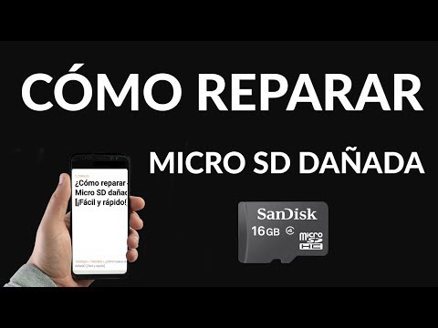 Cómo Reparar una MicroSD Dañada de una Manera Sencilla