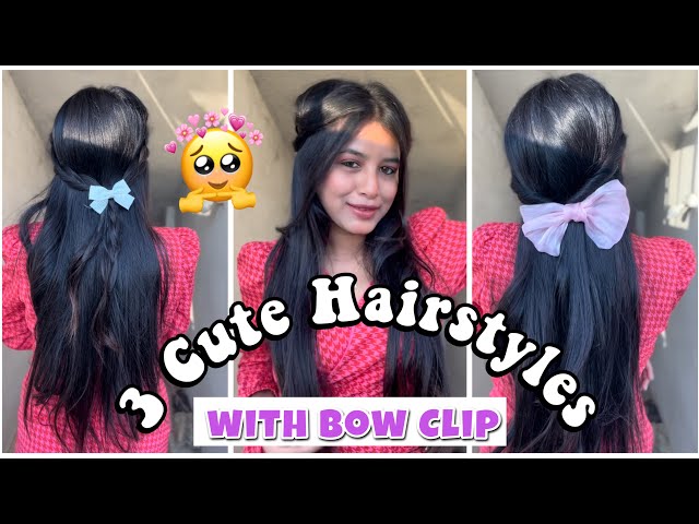 Hard Plastic Bow Hair Clip / Bow Knot Clip Claw / - Etsy