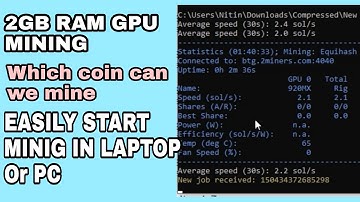 What to mine with low end gpu like 2GB,1GB ram gpu