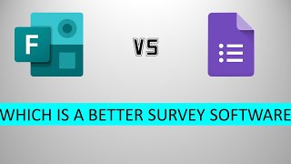 Microsoft Forms vs Google Forms  #Tutorial  Which is a better survey software
