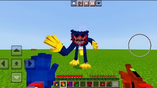 Poppy Playtime Chapter 3 The TV Nightmare HuggyWuggy MOD in Minecraft PE