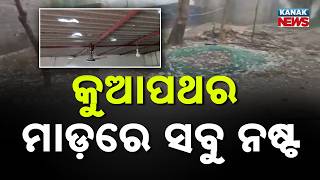 Nature’s Fury! Untimely Rain &amp; Hailstorm Destroy Crops in Sonepur