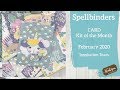 10 Cards - 1 Kit | Spellbinders Card Kit of the Month | Unicorn Dreams