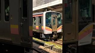 【2両】JR東日本E129系 普通水上行き　越後湯沢駅発車