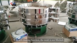 Simple structure ultrasonic vibrating screen equipment