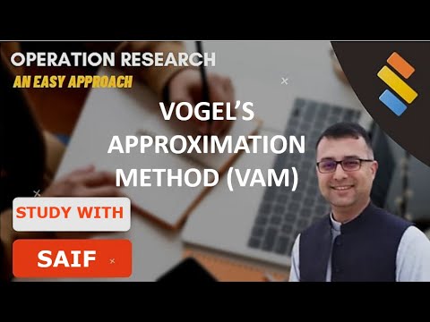 Transportation problem | vogel's approximation [VAM] | Northwest corner ...