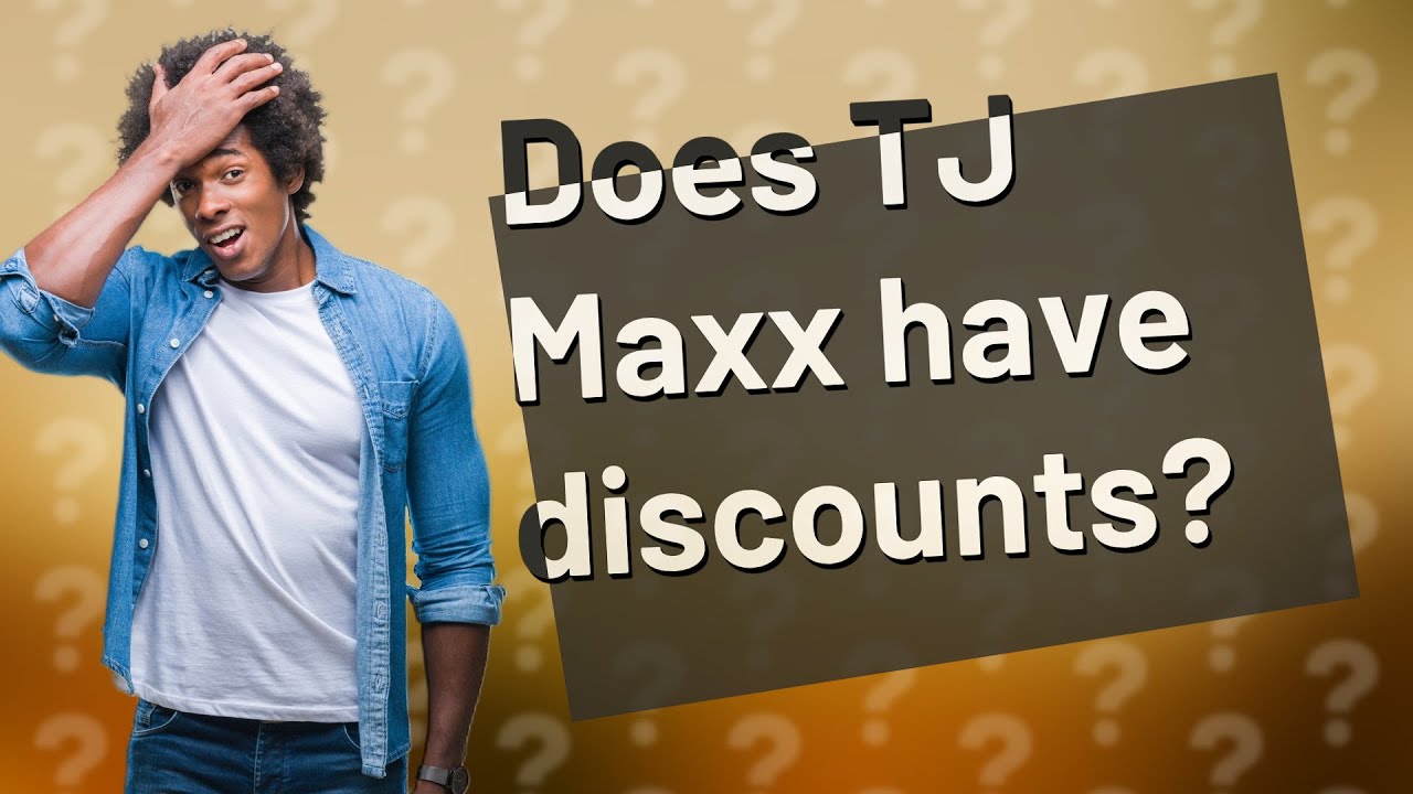 Does TJ Maxx have discounts? YouTube