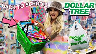 DOLLAR TREE* BACK TO SCHOOL SUPPLIES SHOPPING SPREE 2026! college edition