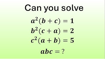Can You Solve This System of Equations? | Harvard-MIT Math Tournament