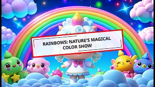 What makes a rainbow appear after rain?