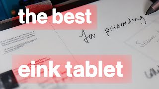 Which e-ink tablet is the best for presenting? screenshot 5
