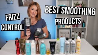 BEST SMOOTHING PRODUCTS | COURSE WAVY HAIR | FRIZZ CONTROL