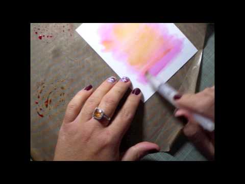 How to create a watercolor background