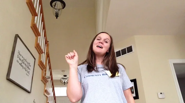 Jackie singing Jesus Loves Me