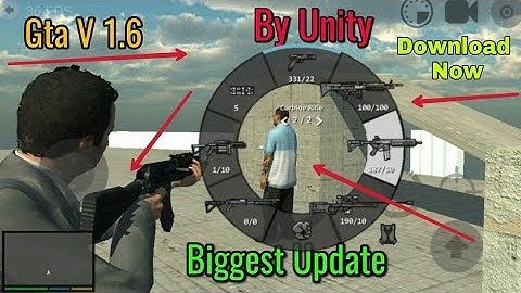 Biggest update amazing experience Gta 5 (Unity) V1.6 New Update