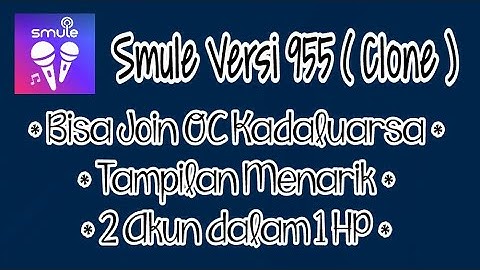 Cara Join OC smule yang sudah Kadaluarsa