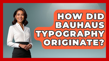 How Did Bauhaus Typography Originate? - Graphic Design Nerd