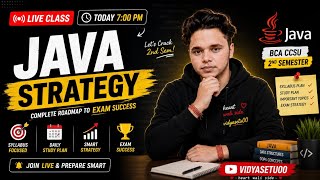 BCA CCSU JAVA Strategy Class ⚡ | 2nd Semester Exam Preparation