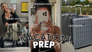 VACATION PREP | Last minute Packing