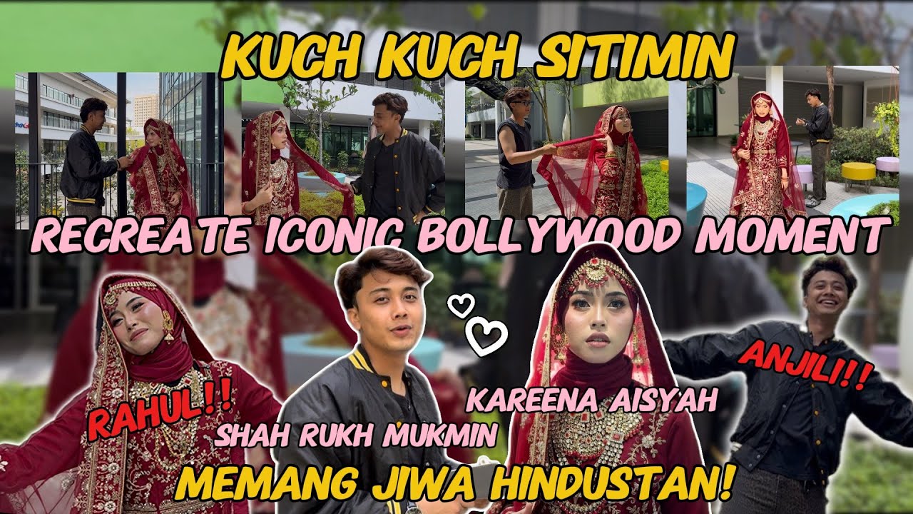 SITIMIN RECREATE ICONIC BOLLYWOOD MOMENT❗️❗️❗️ RAHOL PILIH ANJELI