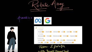 Rotate Array - Leetcode 189 - 2 pointer