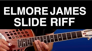 Elmore James Style Slide Riff: Open D Tuning Blues Guitar Lesson