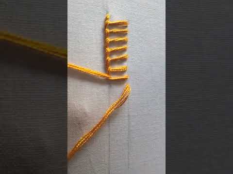 blanket stitch | hand embroidery for beginners | easy hand embroidery stitches