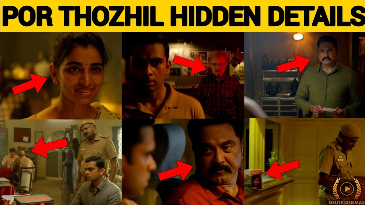 "Hidden Details in Por Thozhil 🔥 Movie" l Ashok Selvan l Sarathkumar l