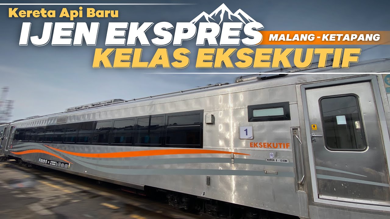 PERJALANAN PERDANA KERETA BARU IJEN EKSPRES‼️Trip Perdana Naik Kereta ...