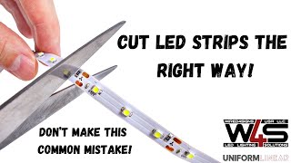 Cutting LED Strips The Right Way  Comprehensive video Tutorial