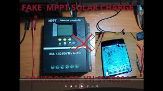 Fake MPPT solar charge controller Y&H PMSUN SY4880A