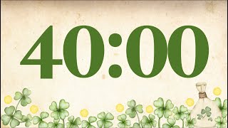 40 Minute Fun Saint Patrick’s Day Timer (Glockenspiel Tones at End)